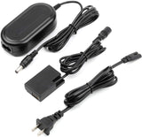AC Adapter Kit with DC Coupler Replacement Battery for Canon