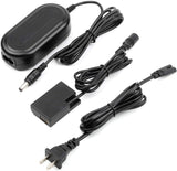 AC Adapter Kit with DC Coupler Replacement Battery for Canon  - ENEGON