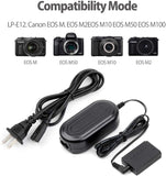 ACK-E12 AC Power Adapter Charger Kit  adapter, battery, canon, charger, power- ENEGON