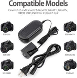 AC Power Adapter DR-E5 DC Coupler Charger Kit  - ENEGON