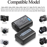 NP-FW50 Camera Battery (2-Pack,1300mAh) and Rapid Dual Charger  manual- ENEGON