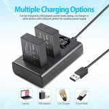 LP-E12 Battery and Smart LCD Charger for Canon -2-(Pack)  battery, canon, charger, EOS M, EOS M10, EOS M100 EOS, EOS M50, EOS M50 Mark II, m100, m200, M200 Rebel SL1, mark, pack, PowerShot SX
