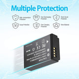 LP-E12 Battery and Smart LCD Charger for Canon -2-(Pack)  battery, canon, charger, EOS M, EOS M10, EOS M100 EOS, EOS M50, EOS M50 Mark II, m100, m200, M200 Rebel SL1, mark, pack, PowerShot SX