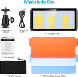 Cameras LED Video Light Panel Rechargeable 4000mAh ENEGON