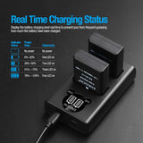 EN-EL14/EL14a Replacement Battery (2 Pack) and Smart LED Dual Charger Kit ENEGON