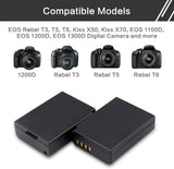 ENEGON LP-E10 Replacement Battery (2-Pack) and Rapid Dual Charger ENEGON