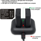 ENEGON LP-E10 Replacement Battery (2-Pack) and Rapid Dual Charger ENEGON