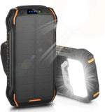 Portable Outdoor Solar Panel Power Bank 26800mAh