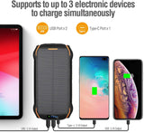 Portable Outdoor Solar Panel Power Bank 26800mAh ENEGON