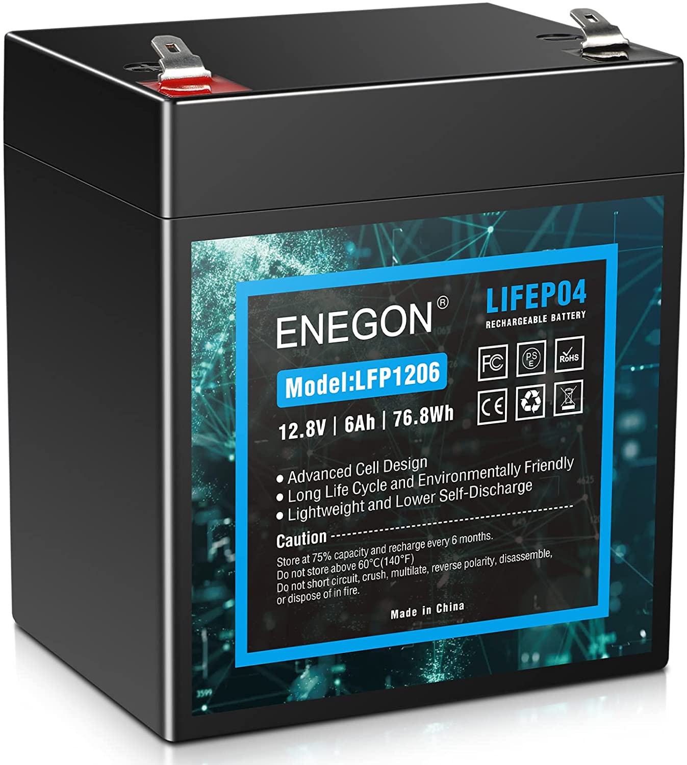 Deep Cycle Battery Charger with 2000 Cycles -12V 6Ah – ENEGON