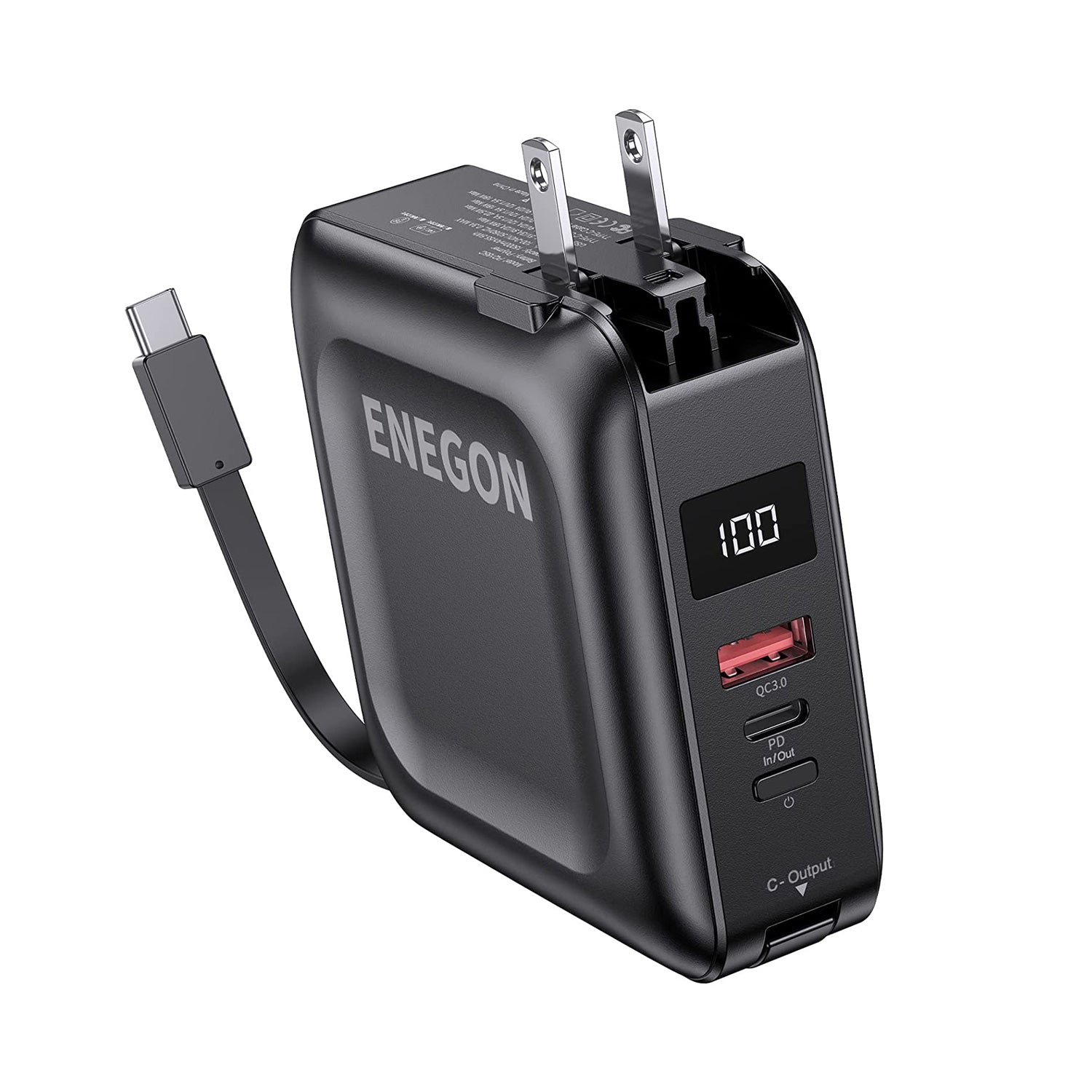 Power bank with AC outlet 3 in 1 -15000mAH ENEGON