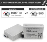 Replacement Batteries of Canon LP-E8 (2-Pack) and Rapid Dual Charger  manual- ENEGON