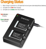 ENEGON NB-13L Replacement Lithium Battery Pack(2 Packs) and Dual USB Charger  - ENEGON
