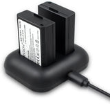 ENEGON LP-E10 Replacement Battery (2-Pack) and Rapid Dual Charger